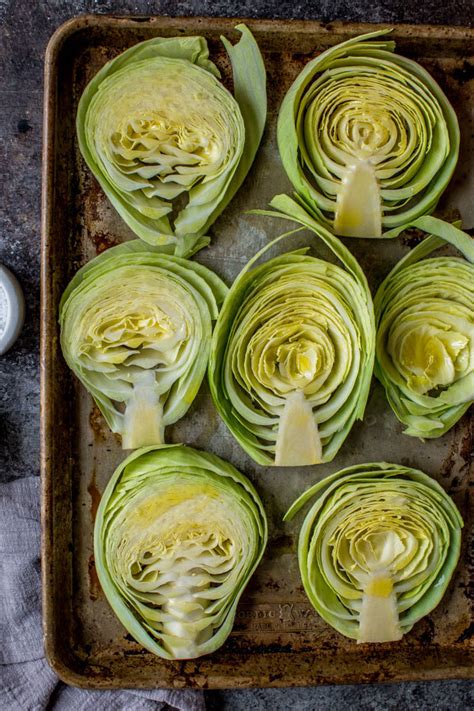 Roasted Cabbage Steaks With Bacon And Garlicky Creme Fraiche Platings