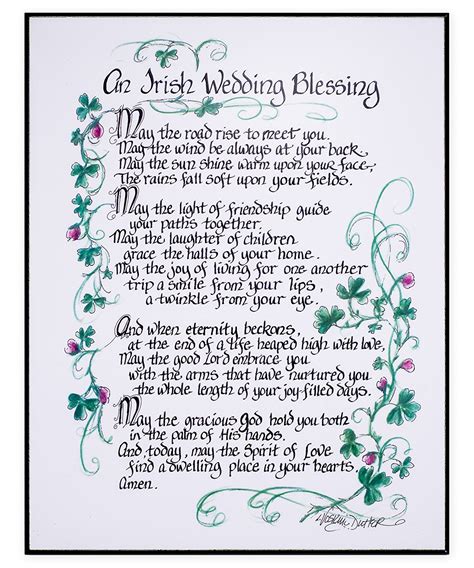 wedding traditions  meanings irish wedding blessings