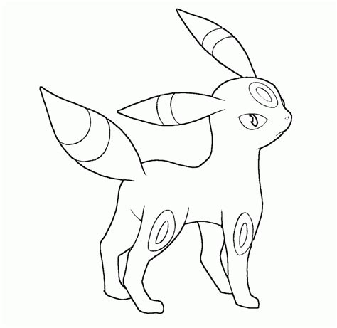 umbreon coloring page coloring home