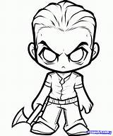 Walking Dead Coloring Pages Rick Drawing Grimes Chibi Easy Drawings Daryl Draw Google Print Zombie Books Book Colouring Para Step sketch template