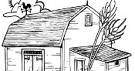 printable coloring pages barn coloring pages