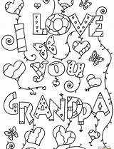 Grandpa Coloring Pages Happy Printable Birthday Getcolorings Color Colouring sketch template