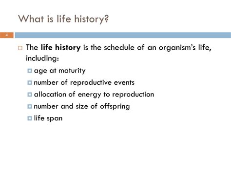 chapter  life histories  evolutionary fitness powerpoint  id