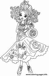 Ever After High Coloring Pages Briar Beauty Wonderland Way Printable Too Raven Queen Dragon Games Fashion Kitty Cheshire Getcolorings Para sketch template