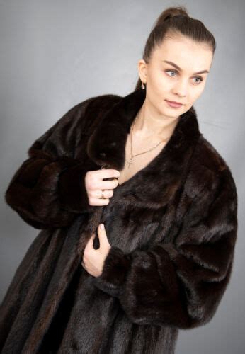 446 gorgeous real mink coat luxury fur swinger extra long beautiful