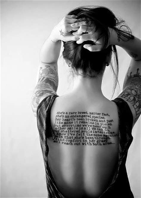 35 Ultra Sexy Back Tattoos For Women