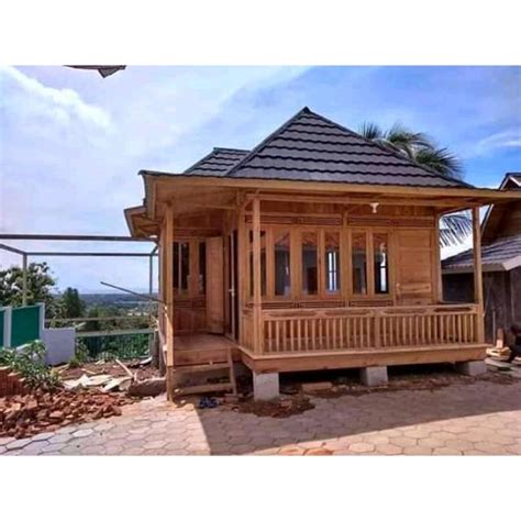 Jual Rumah Panggung Bongkar Pasang Ogan Ilir Palembang 6x8 M Shopee