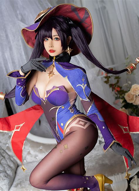 Genshin Impact Mona Cosplay Costume Genshin Impact Mona Cute Etsy