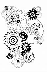 Steampunk Gear Tattoo Choose Board Coloring Pages Drawing sketch template