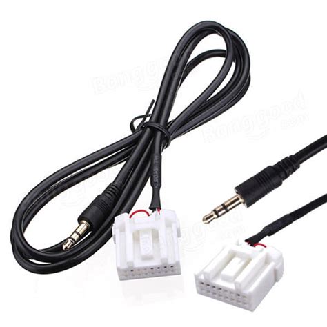 mm mini jack aux audio mp player input cable adapter  mazda sale banggoodcom