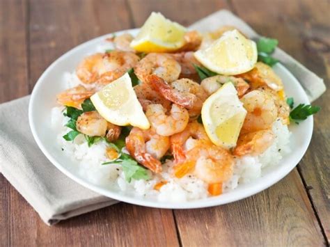 shrimp scampi  basmati rice recipe cdkitchencom