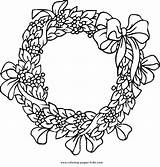 Coloring Christmas Pages Wreath Holiday Color Season Sheets Printable Found Decorations Kids Print sketch template