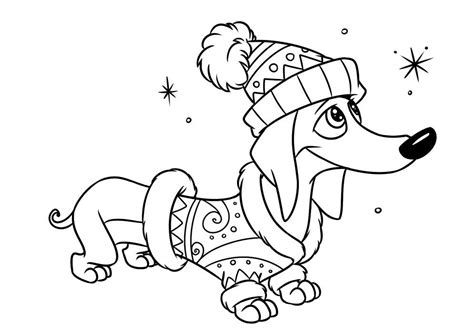 christmas puppy colouring pages evelynin geneva