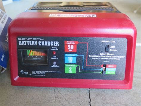 cen tech battery charger   estatesalesorg