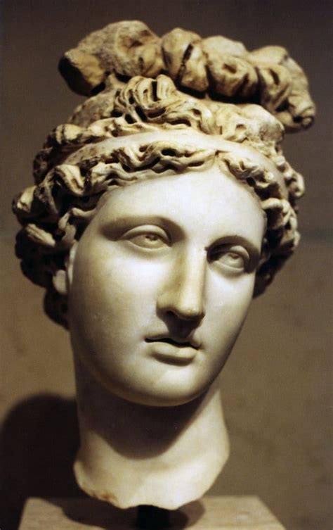 Portrait Head Of The Goddess Venus Roman Probably Asia