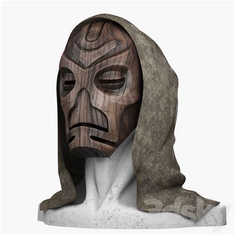 models  decorative objects skyrim dragon priest mask