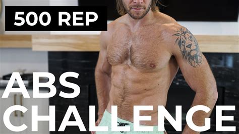 shredded abs challenge  reps  rep abs workout challenge youtube