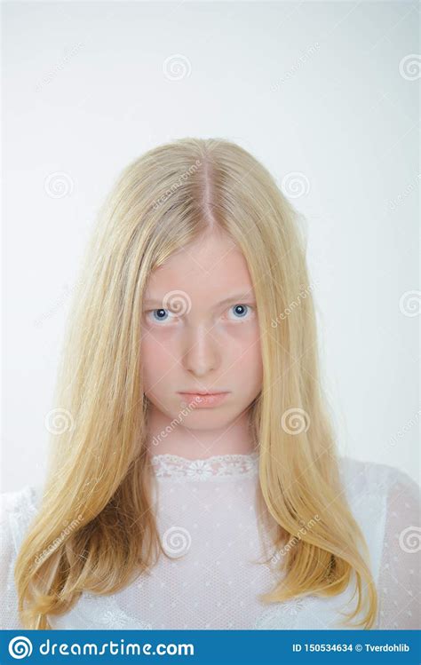 Sensual Woman With Blond Long Hair Woman With Natural Beauty Look And