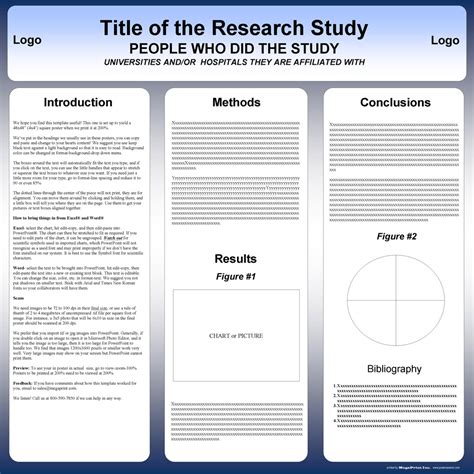 powerpoint scientific research poster templates  printing