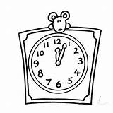 Clock Coloring Reloj Alarm Cuadrado Para Colorear Relojes Pages Minion Desde Guardado Getcolorings Mouse Getdrawings sketch template