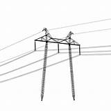 Clipart Pole Electric Clipground sketch template