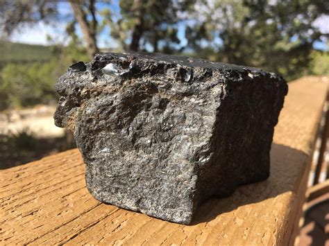 weird black rock  fusion crust whatsthisrock