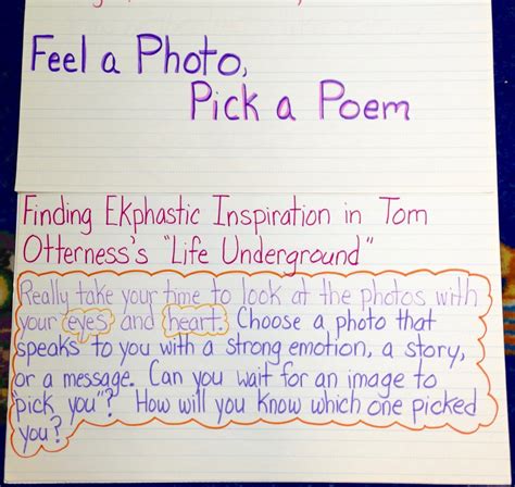 writing free verse poetry lesson plans