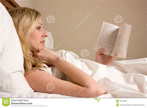 reading  bed stock image image  unwind home time