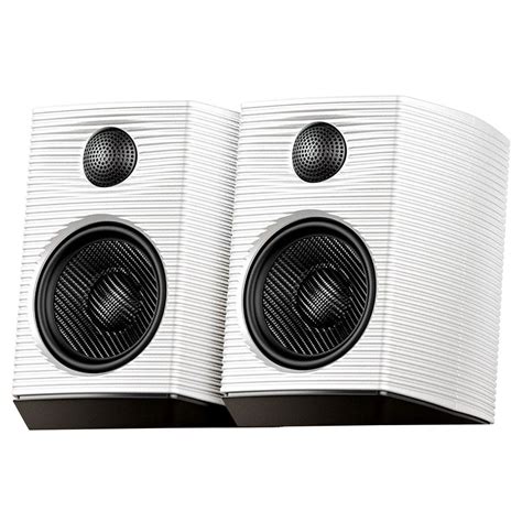 fiio sp active speakers   xw db hz khz white pair