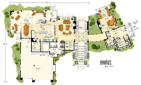 contemporary  story luxury house plan luxury house plans modern style house plans
