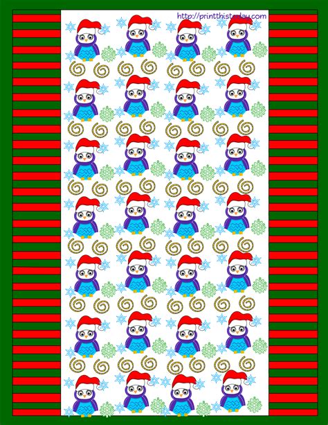 owl christmas printable stationery bookmarks candy wrappers labels