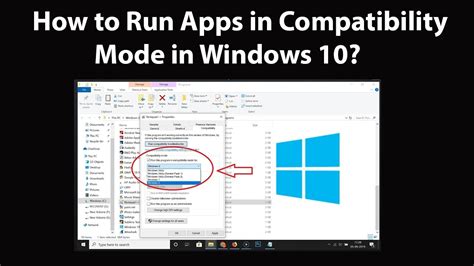 apps  compatibility mode  windows  otosection