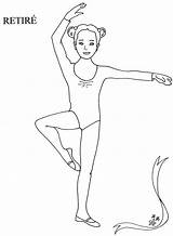 Ballet Dance Retiré Coloring Pages Baby Desenhos Positions Em Class Kids Danza Moves Movimentos Aula Balé Girls sketch template