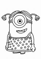 Coloring Pages Minion Despicable Stuart Drawing Minions Evil Coloring4free Kids Naughty Girls Sheets Valentine Printable Colouring Getcolorings Momjunction Disney Color sketch template