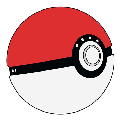 draw  poke ball  pokemon  easy drawing tutorial