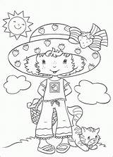 Shortcake Strawberry Coloring Pages Princess Library Clipart Doll Printable sketch template