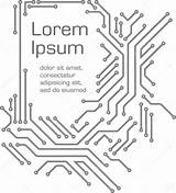 Pcb Semiconductor Depositphotos sketch template