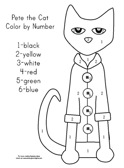 pete  cat coloring page  getcoloringscom  printable