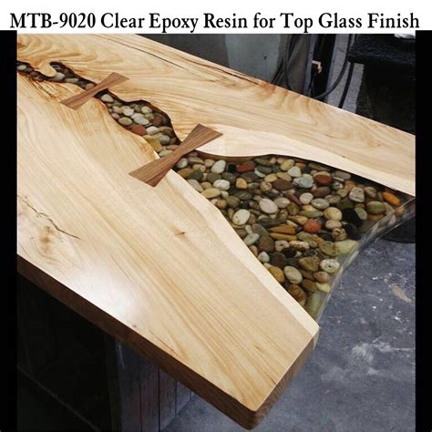 top glass epoxy resin  wood table  furnitures buy