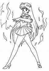 Coloring Pages Sailor Moon Mars Choose Board sketch template