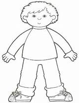 Body Clipart Coloring Parts Pages Boy Kids Clip Human Cliparts Color Template Colouring Lds Outline Nursery Ankle Printable Preschool Children sketch template