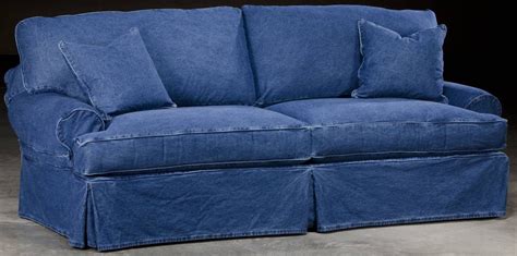 blue denim sofas