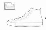 Coloring Converse Sneaker Sneakers Shoes Vans Shoe Drawing Template Star Easy Drawings Van Discover Visit Kidrobot Onesie Via Gtf Btb sketch template