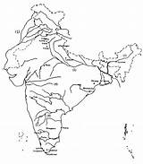 Outline India River Map Major Printable Indus Systems Showing Ganga System States Peninsular Maps A4 Researchgate Figure Regard Mark Place sketch template