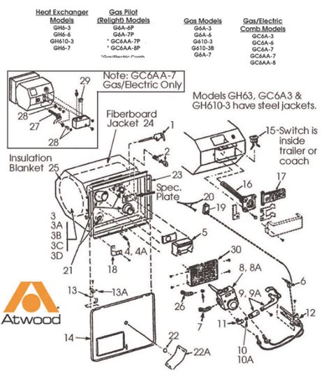dometic atwood gcaa  high sky rv parts