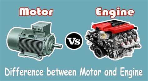 motor  engine    key differences  motors engines wwwmechstudiescom