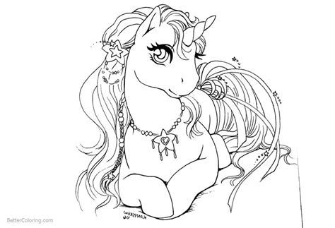 awesome female unicorn coloring pages queen  printable coloring