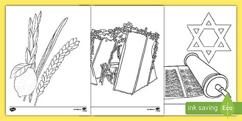 sukkot coloring pages feast   tabernacles twinkl