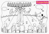 Diwali Bhangra sketch template