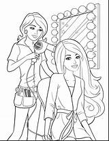 Barbie Coloring Pages Bubakids sketch template